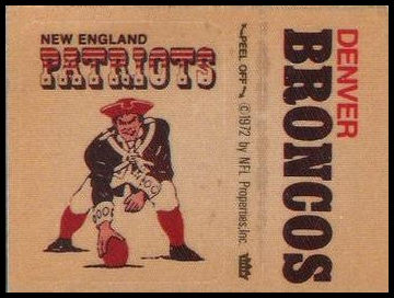 New England Patriots Logo Denver Broncos Name